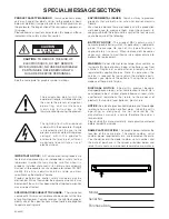 Предварительный просмотр 2 страницы Yamaha P-200 Owner'S Manual