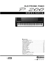 Yamaha P-200 Service Manual preview