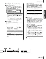 Preview for 25 page of Yamaha P-250 Owner'S Manual