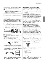 Предварительный просмотр 37 страницы Yamaha P-255 Owner'S Manual