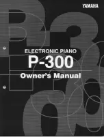 Yamaha P-300 Owner'S Manual preview
