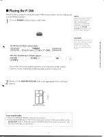 Preview for 17 page of Yamaha P-300 Owner'S Manual