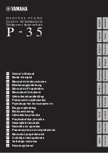 Yamaha P-35 Owner'S Manual preview