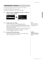 Предварительный просмотр 71 страницы Yamaha P-515 Owner'S Manual