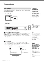 Предварительный просмотр 72 страницы Yamaha P-515 Owner'S Manual