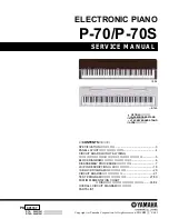 Yamaha P-70 Service Manual preview