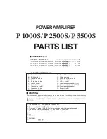 Preview for 35 page of Yamaha P1000S Service Manual