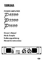 Предварительный просмотр 1 страницы Yamaha P1600 Owner'S Manual