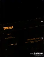 Preview for 37 page of Yamaha P2100 Installation And Operation Manual