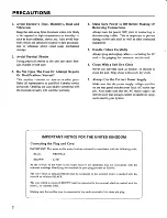 Предварительный просмотр 3 страницы Yamaha P2160 Operation Manual