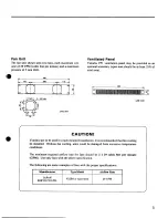 Предварительный просмотр 7 страницы Yamaha P2700 Operation Manual