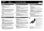 Preview for 3 page of Yamaha PA-130B Quick Start Manual