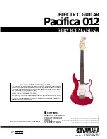 Yamaha Pacifica 012 Service Manual предпросмотр