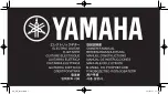 Yamaha Pacifica 112V Owner'S Manual предпросмотр