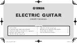 Preview for 2 page of Yamaha Pacifica 112V Owner'S Manual