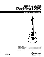 Yamaha Pacifica 120S Service Manual предпросмотр