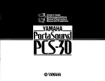 Yamaha PartaSaund PCS-30 Owner'S Manual preview