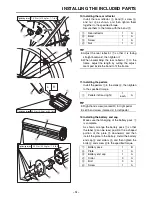 Preview for 14 page of Yamaha PB65ML Assembly Manual