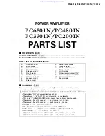 Предварительный просмотр 45 страницы Yamaha PC2001N Service Manual