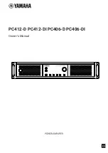 Yamaha PC406-D Owner'S Manual предпросмотр