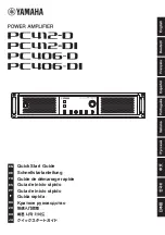 Предварительный просмотр 1 страницы Yamaha PC412-D Quick Start Manual