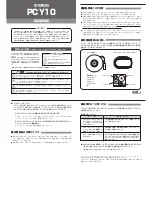 Предварительный просмотр 1 страницы Yamaha PCY10 Owner'S Manual