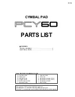 Preview for 5 page of Yamaha PCY60 Service Manual