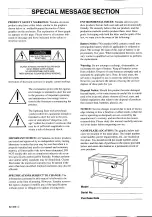 Предварительный просмотр 2 страницы Yamaha PDP-100 Owner'S Manual