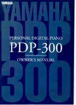 Yamaha PDP-300 Owner'S Manual предпросмотр