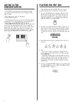 Предварительный просмотр 8 страницы Yamaha PDP-300 Owner'S Manual