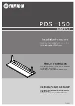 Yamaha PDS-150 Installation Instructions preview