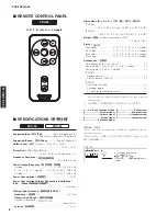 Preview for 8 page of Yamaha PDX 30 - Portable Speakers With Digital Player Dock Service Manual