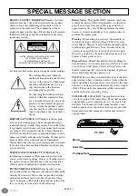 Предварительный просмотр 2 страницы Yamaha PF-1000 Owner'S Manual