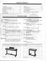 Preview for 3 page of Yamaha PF2000 Operating Manual