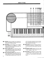 Preview for 4 page of Yamaha PF2000 Operating Manual