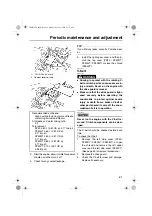 Preview for 67 page of Yamaha Phazer PZ50GTY Owner'S Manual