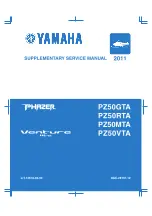 Yamaha Phazer Venture Lite PZ50MTA 2011 Supplementary Service Manual preview