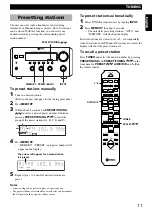 Preview for 13 page of Yamaha Piano Craft RX-E600 Owner'S Manual