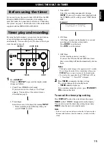 Preview for 17 page of Yamaha Piano Craft RX-E600 Owner'S Manual