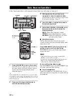 Предварительный просмотр 26 страницы Yamaha PianoCraft DVD-E810 Owner'S Manual