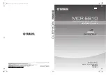 Yamaha PianoCraft MCR-E810 Owner'S Manual preview