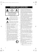 Preview for 2 page of Yamaha PJP-100UH Owner'S Manual