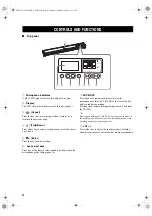 Предварительный просмотр 8 страницы Yamaha PJP-100UH Owner'S Manual