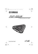 Yamaha PJP-20UR Quick Start Manual предпросмотр