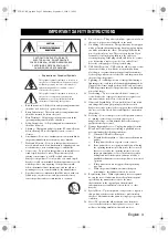 Preview for 3 page of Yamaha PJP-25URS Quick Start Manual