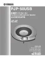 Yamaha PJP-50USB Quick Start Manual preview