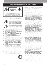 Предварительный просмотр 2 страницы Yamaha PJP-MC24 Instruction Manual