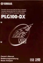 Yamaha PLG100-DX Owner'S Manual предпросмотр