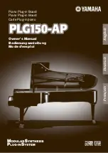 Yamaha PLG150-AP Owner'S Manual предпросмотр