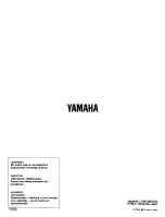Preview for 13 page of Yamaha PLS1 Operation Manual